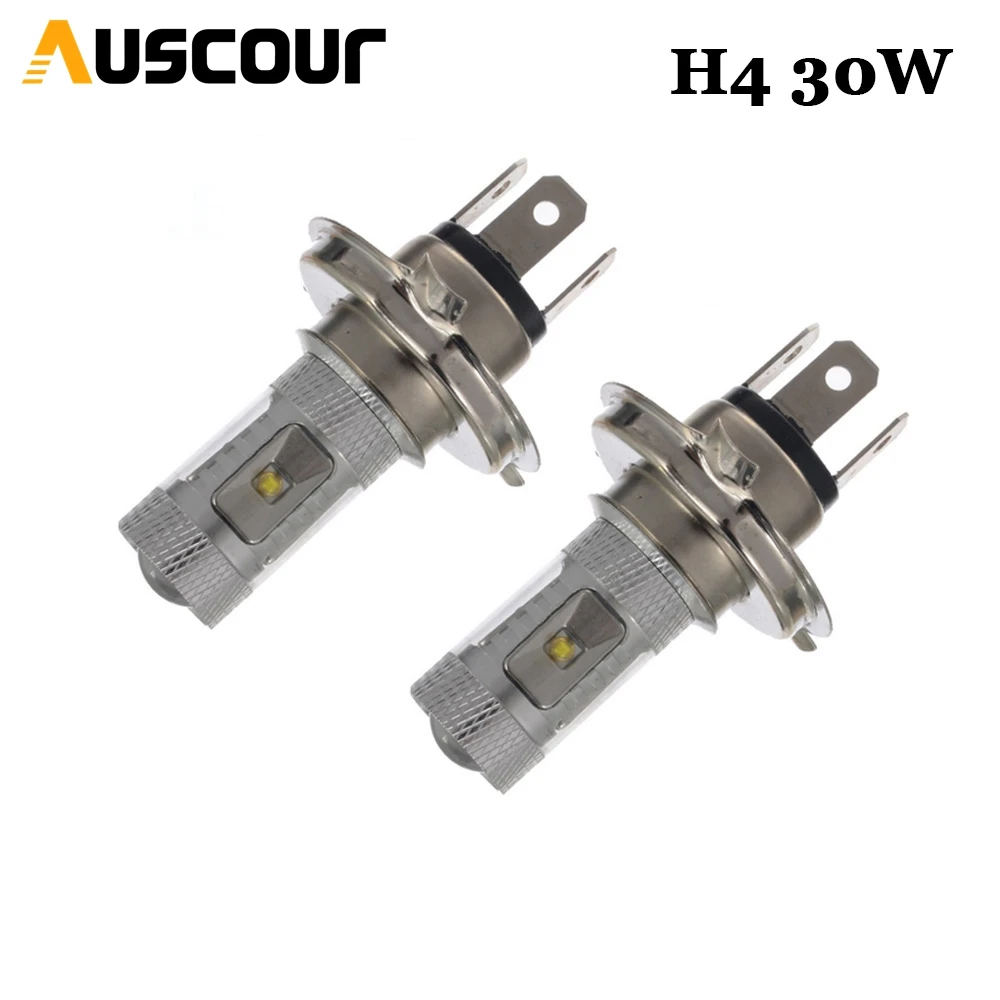 

H4 30 Вт Canbus CREE чипы LED теплый белый 4500 к чистый белый 6000 К Противотуманные фары Дневные ходовые лампы Бесплатная доставка