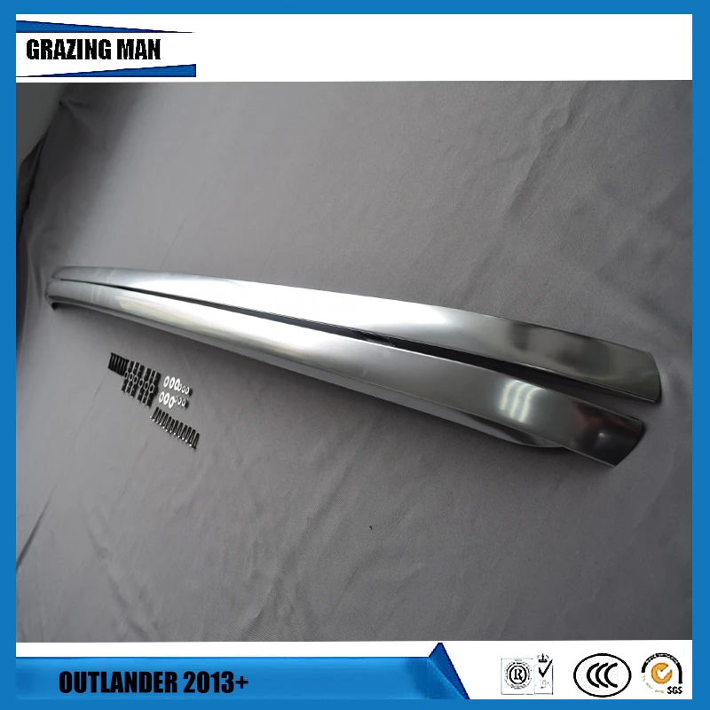 

Aluminium Alloy Screw Install Side Luggage Carrier Rail Bar Roof Rack For Outlander 2013 2014 2015 2016 2017 2018 15 16 17 18