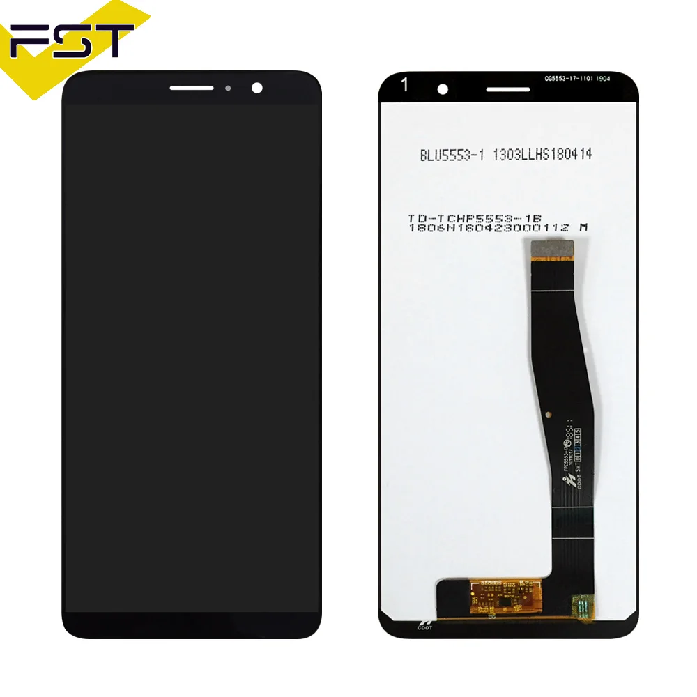 Pantalla LCD para tel&eacute;fono m&oacute;vil, montaje de digitalizador con pantalla t&aacute;ctil de 5,5 pulgadas, color negro, para modelo 1X, 2019, OT5008, 5008D, 5008T, 5008Y-2