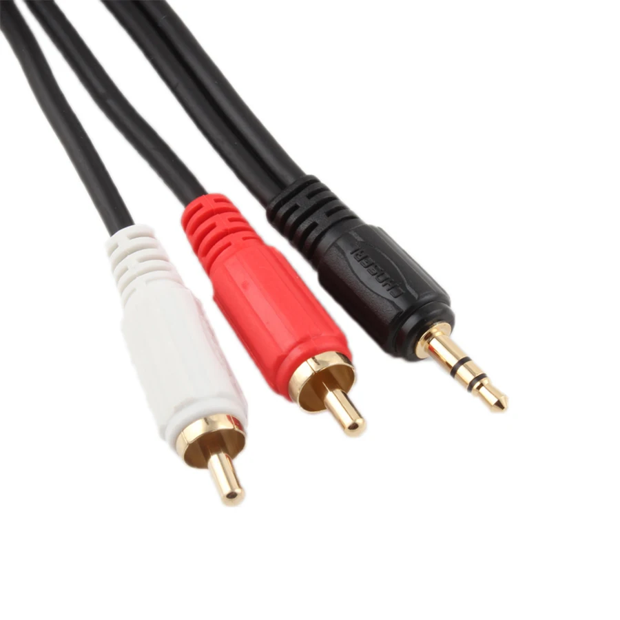 Choseal 30 юбилей Q304K RCA Jack кабель 3 5 мм to 2 аудио штекер-штекер aux DIY Edifer театральный DVD |