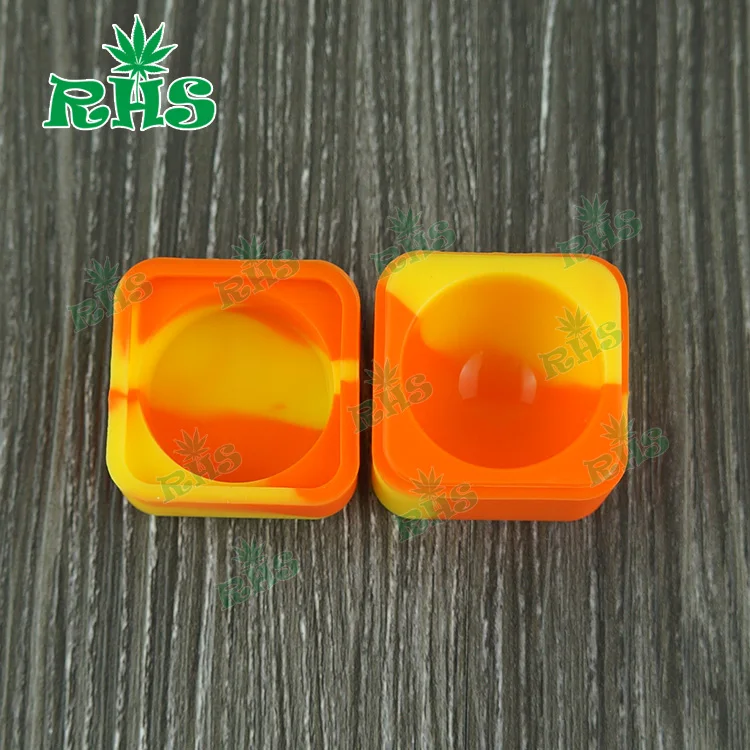 Оптовая продажа квадратной формы силиконовый контейнер в наличии 11 мл