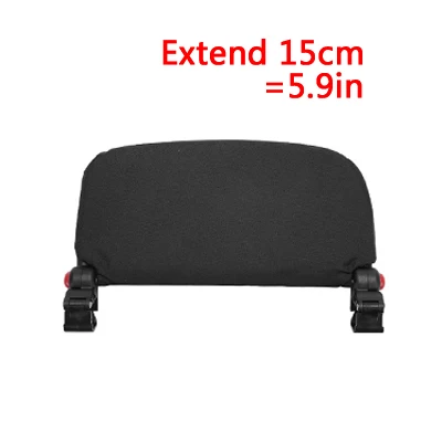 15cm no logo Детское yoya аксессуары для коляски 15-21 см удлинение Подножка для ног 180 градусов Поворот для yoyo коляска для новорожденного части - Цвет: 15cm no logo