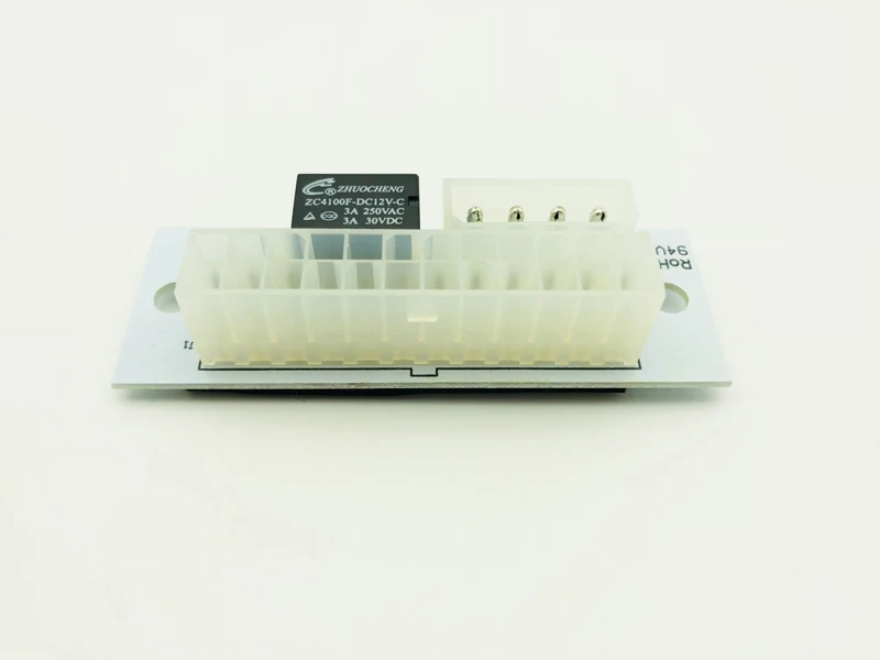 Двойной адаптер PSU ATX 24Pin на 4Pin питания Molex Удлинительный кабель для стартовой