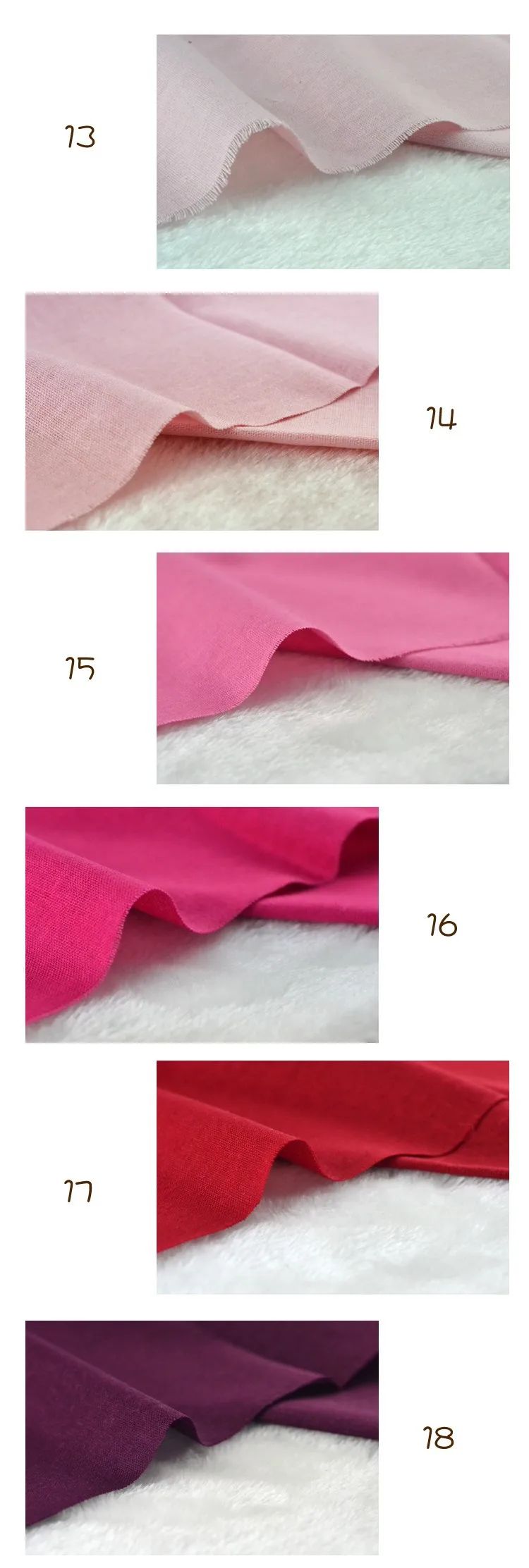 DIY однотонная Красная белая черная синяя льняная хлопковая ткань для шитья пэчворк диван домашняя ткань 50*70 см(4 шт./лот) Скидка 50