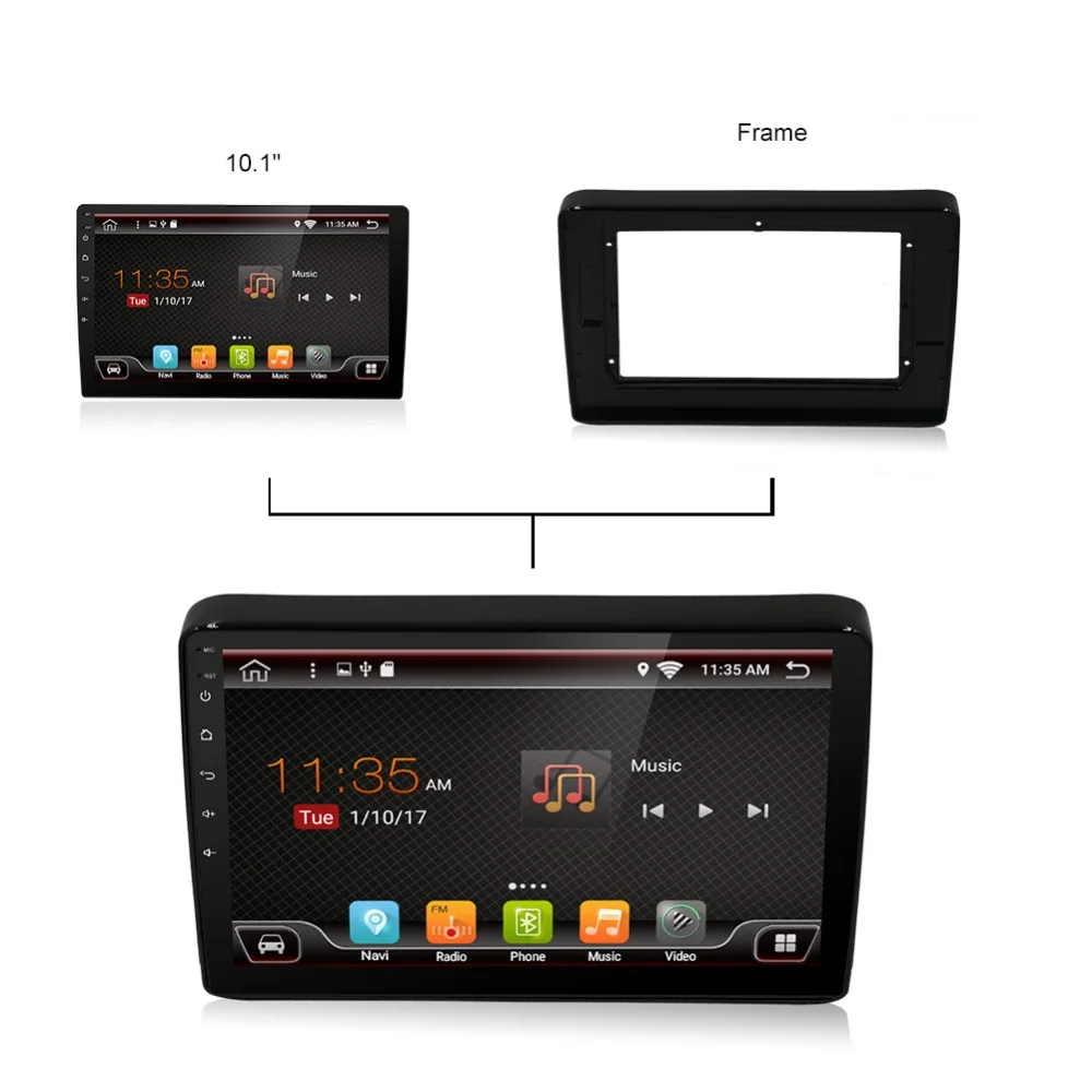 10.1 дюймов 4 ядра android dvd плеер автомобиля для Honda/vezel/HRV/hr V/XRV 2015 авто Радио NAVI Стерео