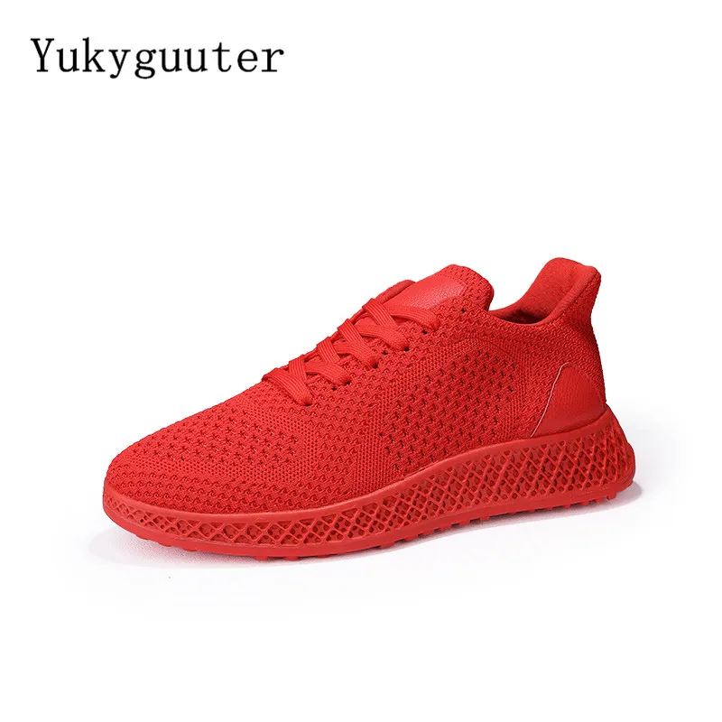 Мужские кроссовки на плоской подошве, спортивные дышащие кроссовки, прогулочная сетчатая обувь, мужская спортивная удобная обувь на шнуровке, лето 2019