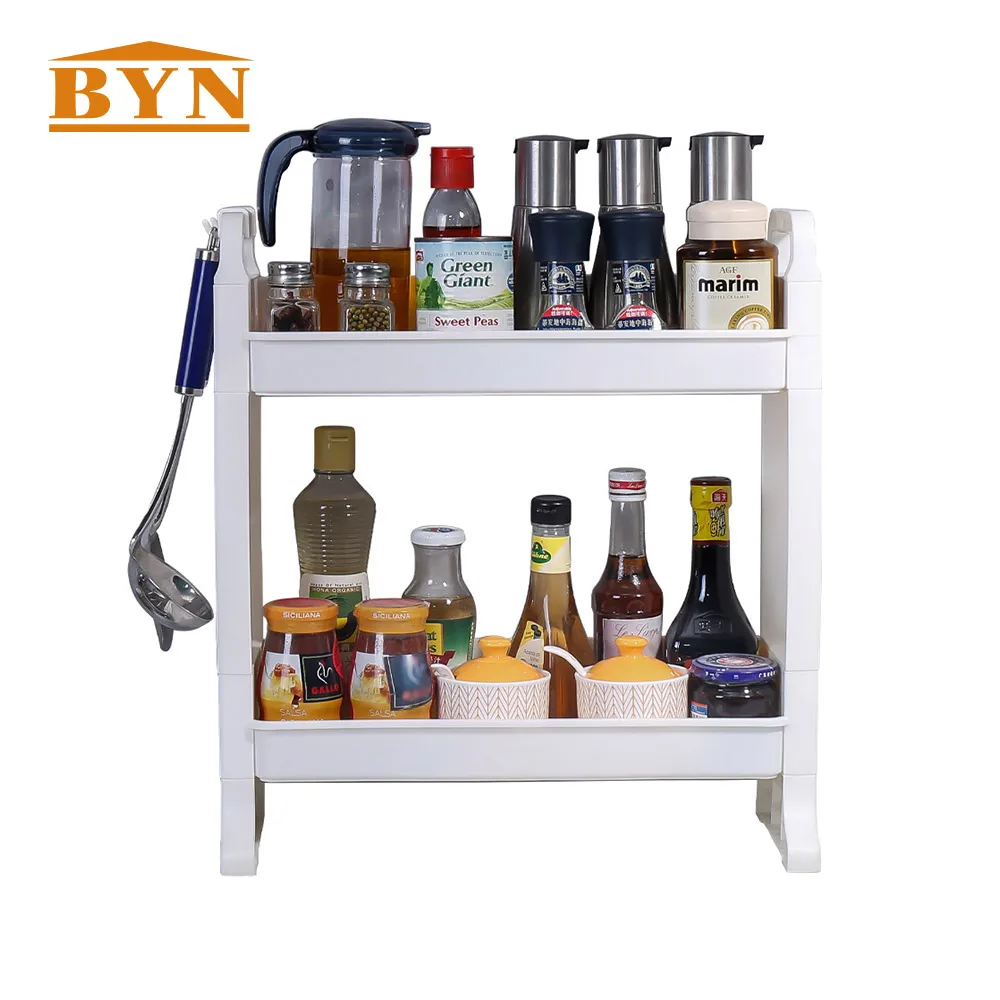 Кухонные принадлежности BYN цвета слоновой кости 2-ярусная Нетоксичная стойка для