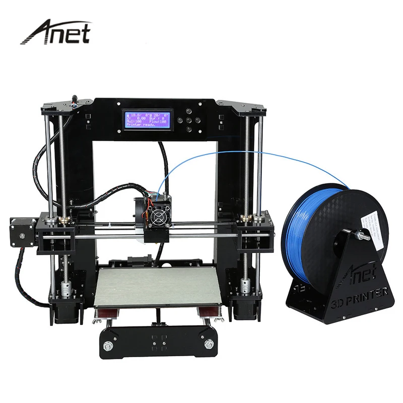 Обновление Anet A6 Imprimante 3d принтер DIY комплект Авто Уровень A6-L Impresora s алюминиевая
