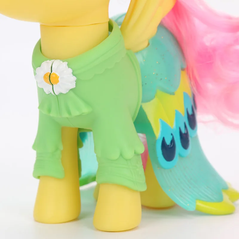 15 см игрушки My Little Pony оснастки Мода Флаттершай Рарити Эпплджек ПВХ фигурка домик игровой набор Коллекционная модель куклы