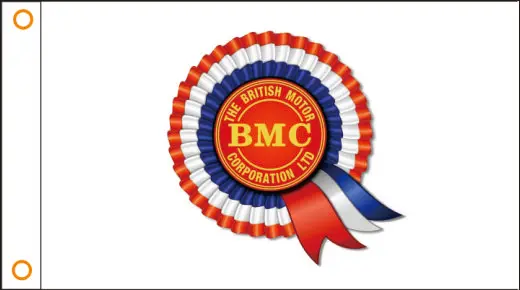 Автомобильный флаг индивидуальный баннер BMC для автомобиля 3x5 футов 100% полиэстер