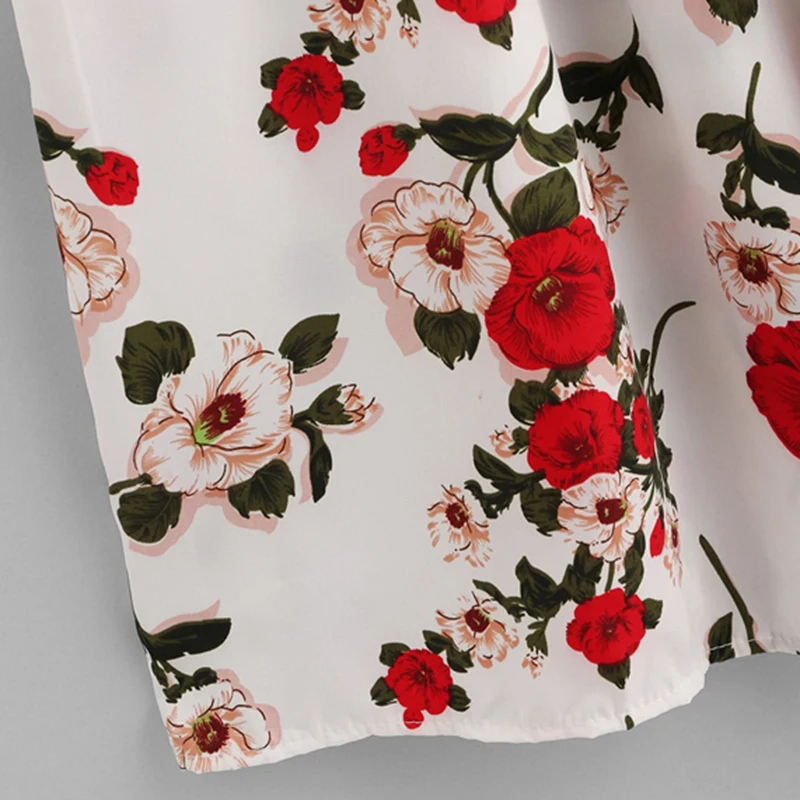 COLROVIE оплетенный ремешок из искусственного жемчуга с цветочным принтом Boho Cami длинное платье женское летнее Плиссированное пляжное платье без рукавов