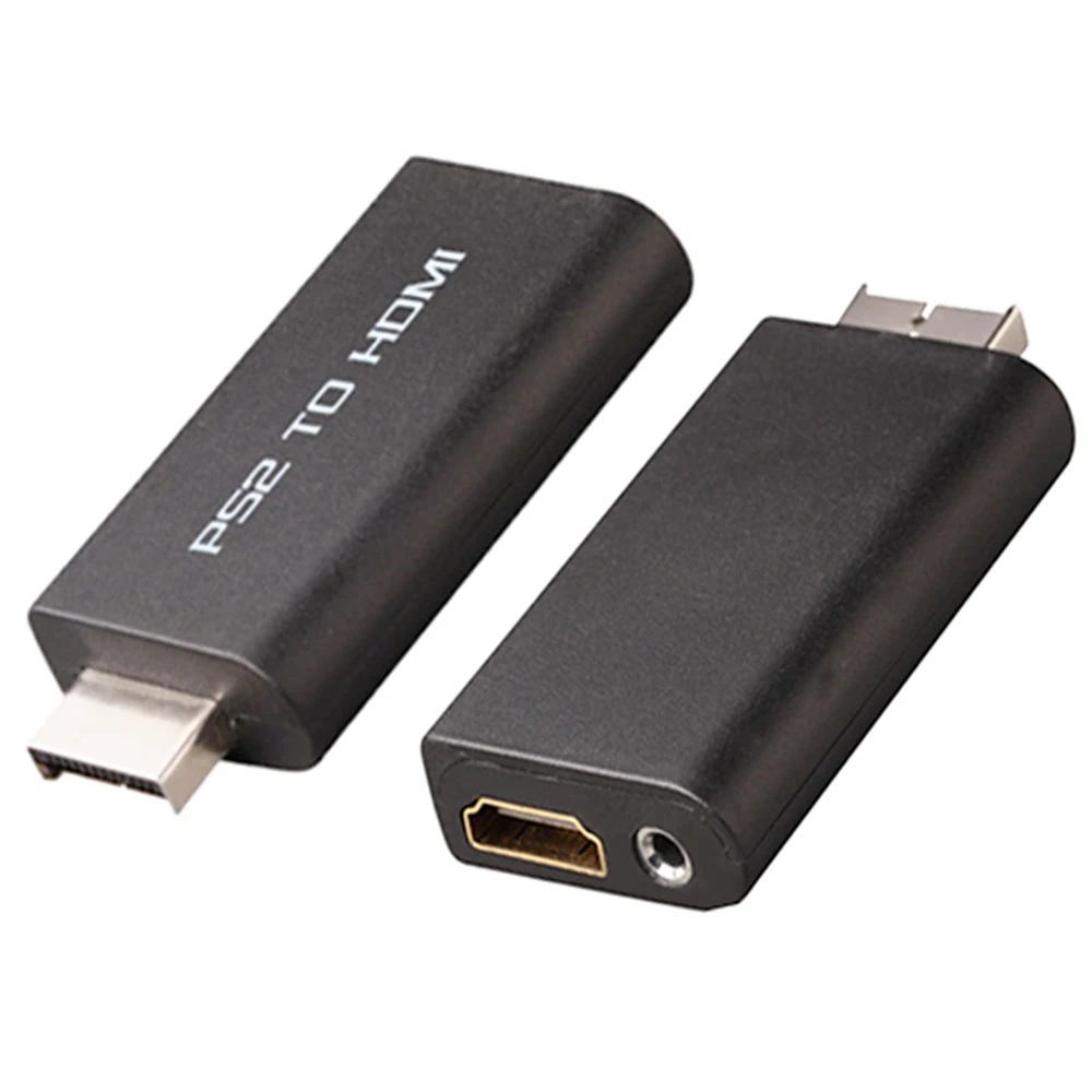 Адаптер преобразователя 1080P для HDTV PS2 в HDMI с поддержкой аудиовыхода 3 5 мм 480i 576i