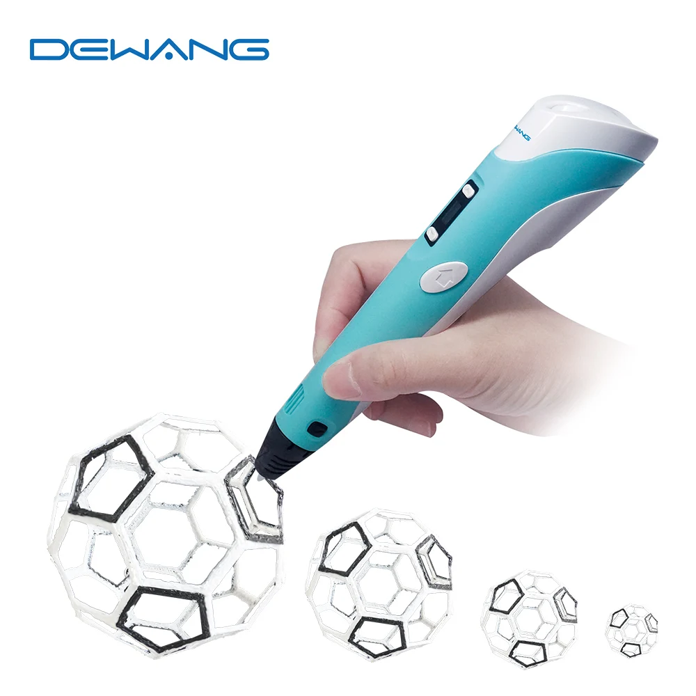 DEWANG 3d Ручка для рисования детей DIY печать живопись ручка с ЖК-дисплеем экран на