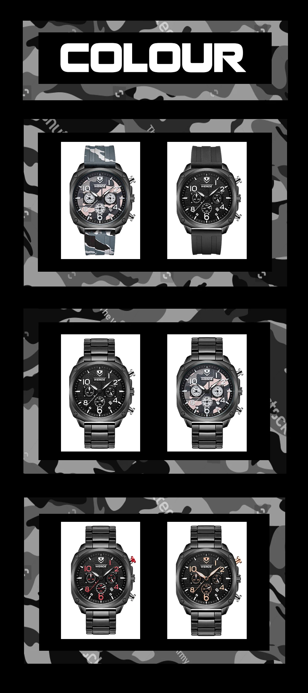 WEIDE мужской черный силиконовый ремень кварцевые Move Мужские t модные повседневные повторитель сигнала тревоги Календарь Часы наручные часы Relogio Masculino