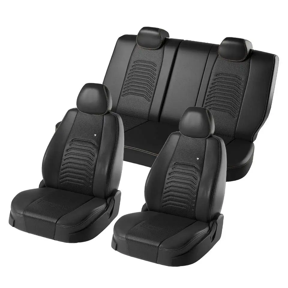 Для Hyundai Solaris 2017 2019 комплект модельных авточехлов (Дэнвер экокожа)|seat cover for