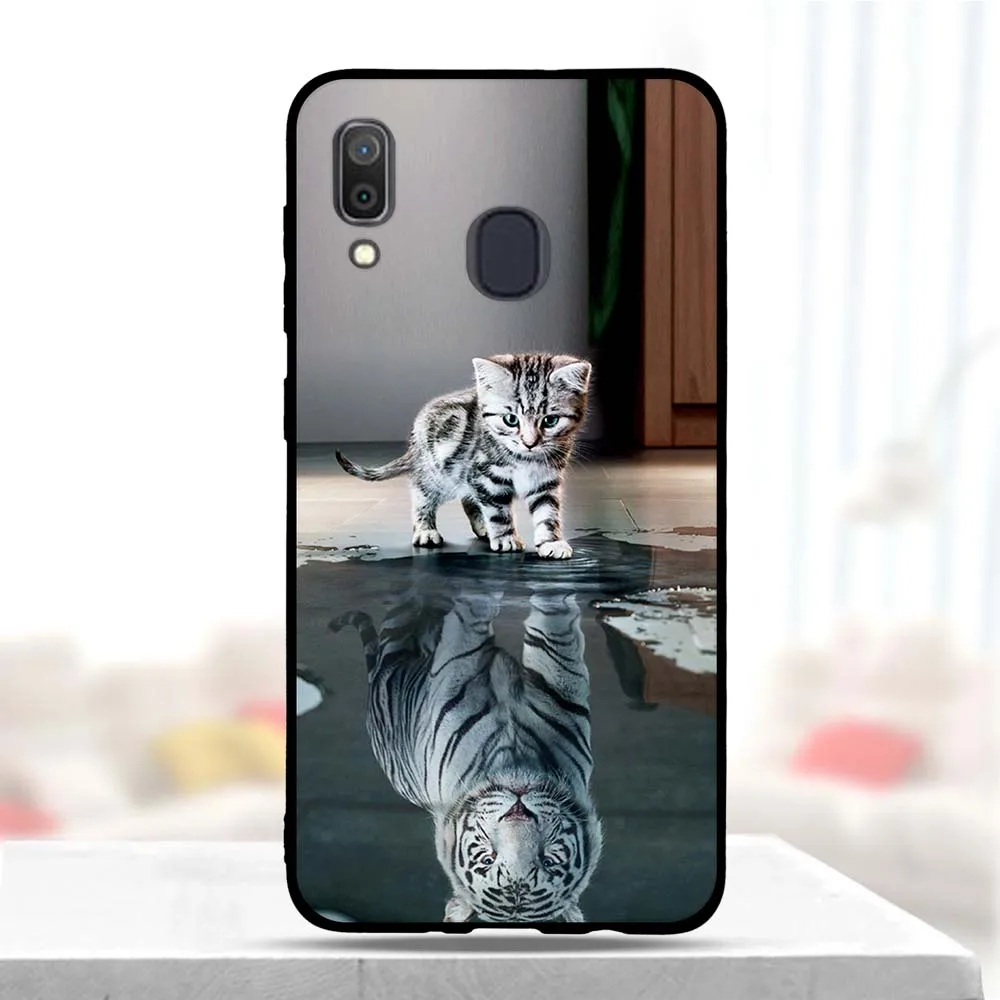 Чехол для Samsung Galaxy A30 силиконовый мягкий ТПУ защитный чехол телефона A305F A305 A 30 SM A20