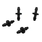 Шланг с зазубринами 35 мм, прямой соединитель, фитинги для сельскохозяйственных садовых шлангов для орошения, двойной зазубриный соединитель, шланг 18 дюйма, 50 шт.