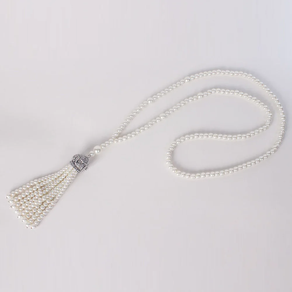 1920s Accessories Flapper Costume Dress Up 3 in 1 Great Gatsby Headband Flapper Necklace Bracelet Ring Set Roaring Accessories