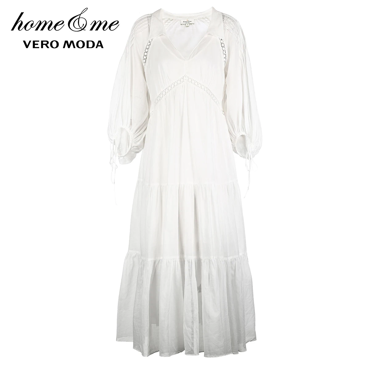 

Vero Moda 100% Cotton See-through Two-piece Night Slip Dress | 31837C540