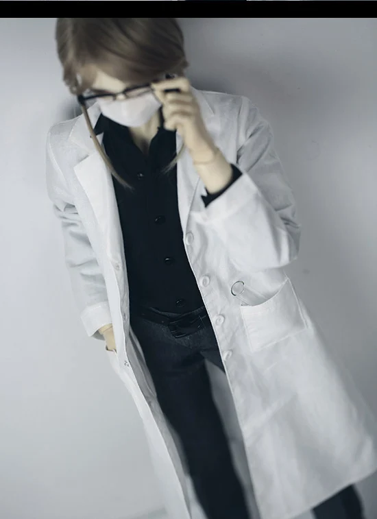BJD Doll White Doctor Overall Coat for 1/4 MSD 1/3 SD13 SD17 Uncle Clothes Customized CMB5 | Игрушки и хобби
