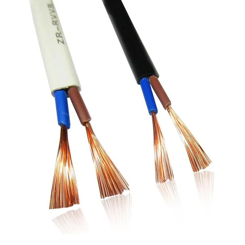 Кабель питания для мониторинга 2 ядра плоский провод RVVB2X0.75 из чистой меди 19 #