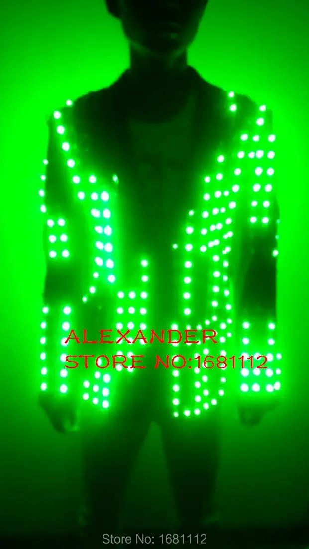 LED suit RGB/LED Costume /LED Stage clothes/ Luminous costume/