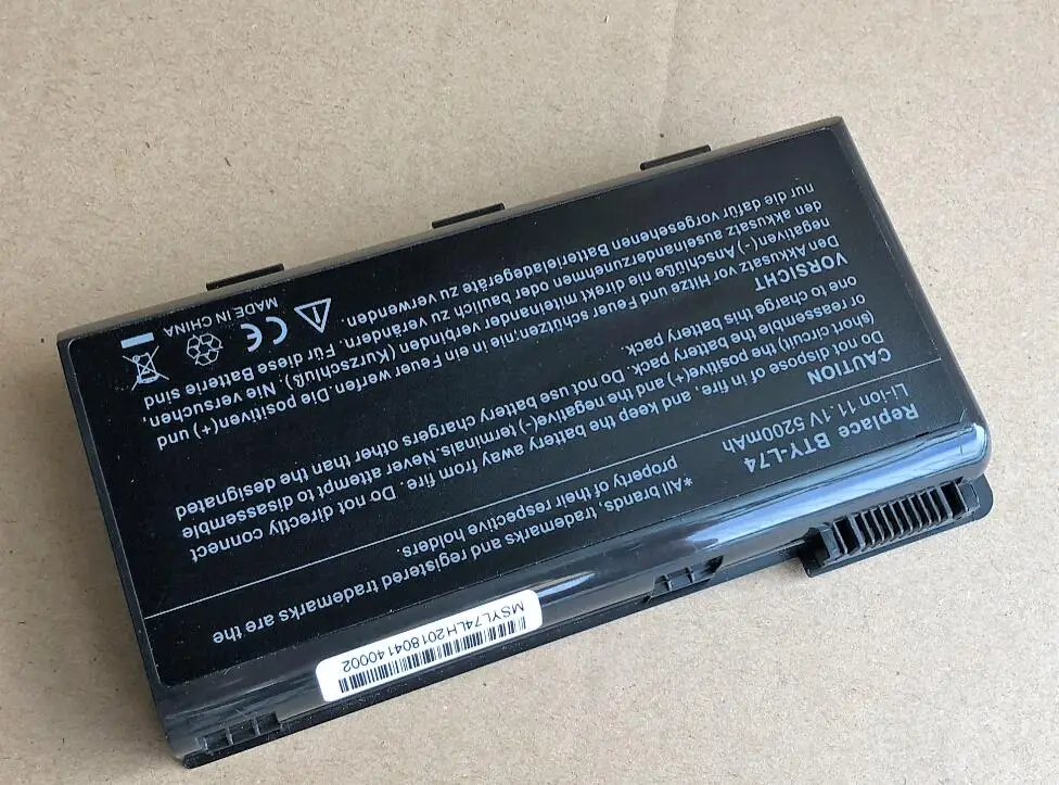 Ноутбук Батарея для MSI L74 L75 A7005 CX500 CX500DX CX705X CX623 EX460 EX610 CX700 Bty-l74 CX620 | Компьютеры и офис