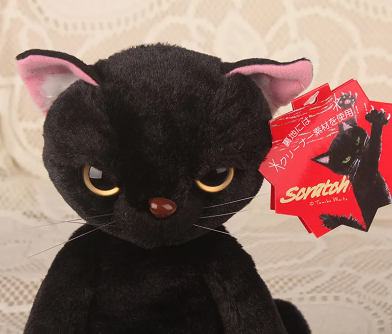1 шт. 40/60 см мягкие кошки плюшевые игрушки Япония царапин котенок Peluche острые лапы Неко мягкие игрушки для детей новые подарки
