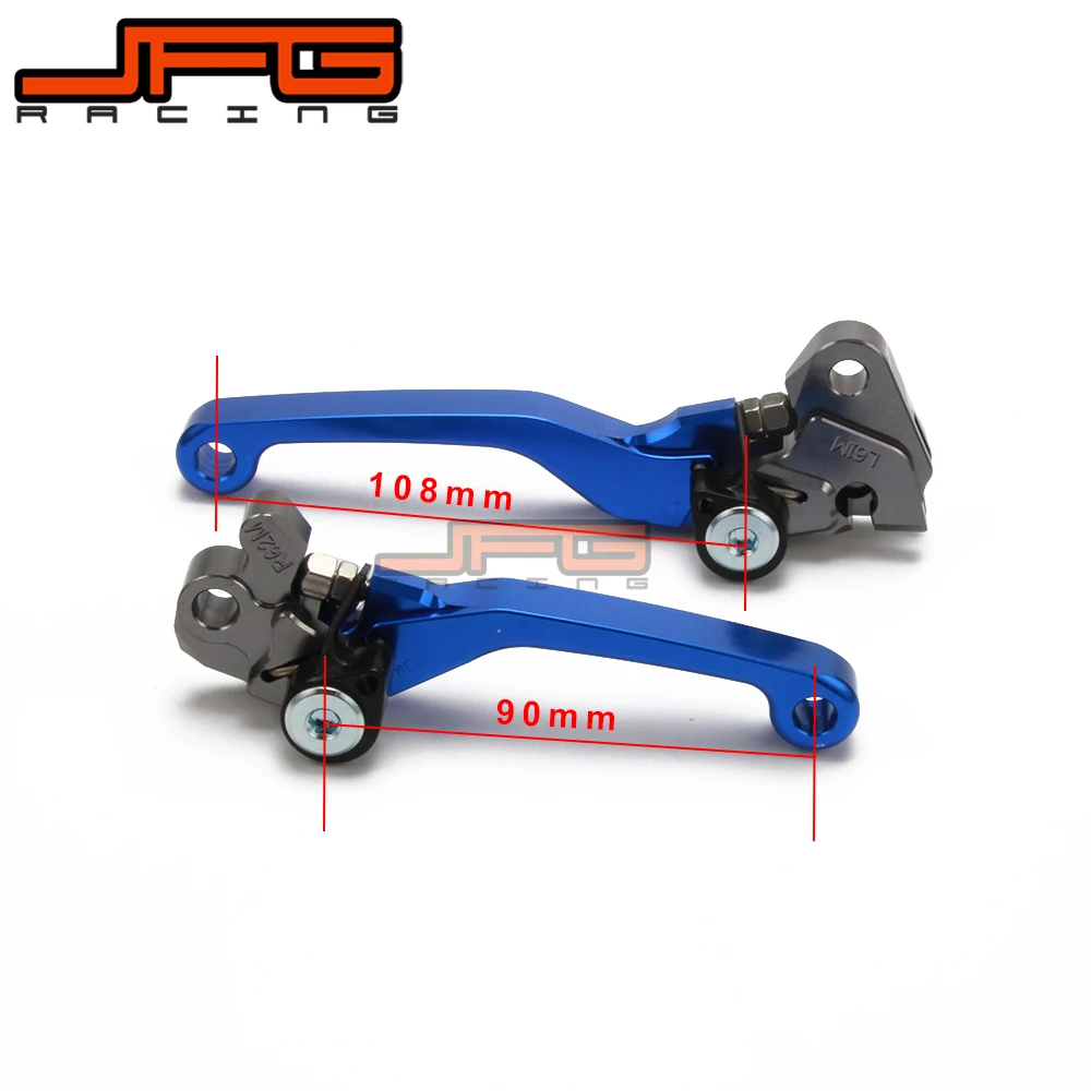 Мотоцикл с ЧПУ Сводные тормозной рычаг сцепления для YAMAHA YZ125 YZ250 YZ426F YZ450F YZF426 YZF450 2001-2007 YZ250F YZF250 2001-2006