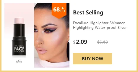 FOCALLURE, 8 шт., профессиональный набор инструментов, набор инструментов, включая тени для век, помада, румяна, пудра, подводка для глаз, набор с косметичкой