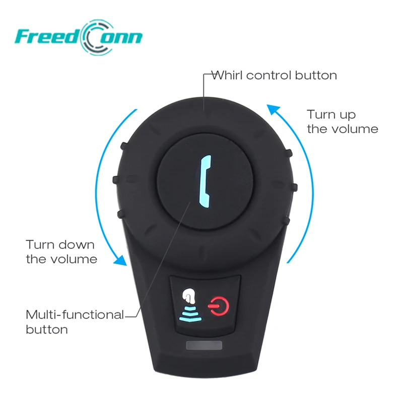 FreedConn moto rcycle шлем гарнитура 500 м Bluetooth BT Переговорная Шлем Интерком спортивный