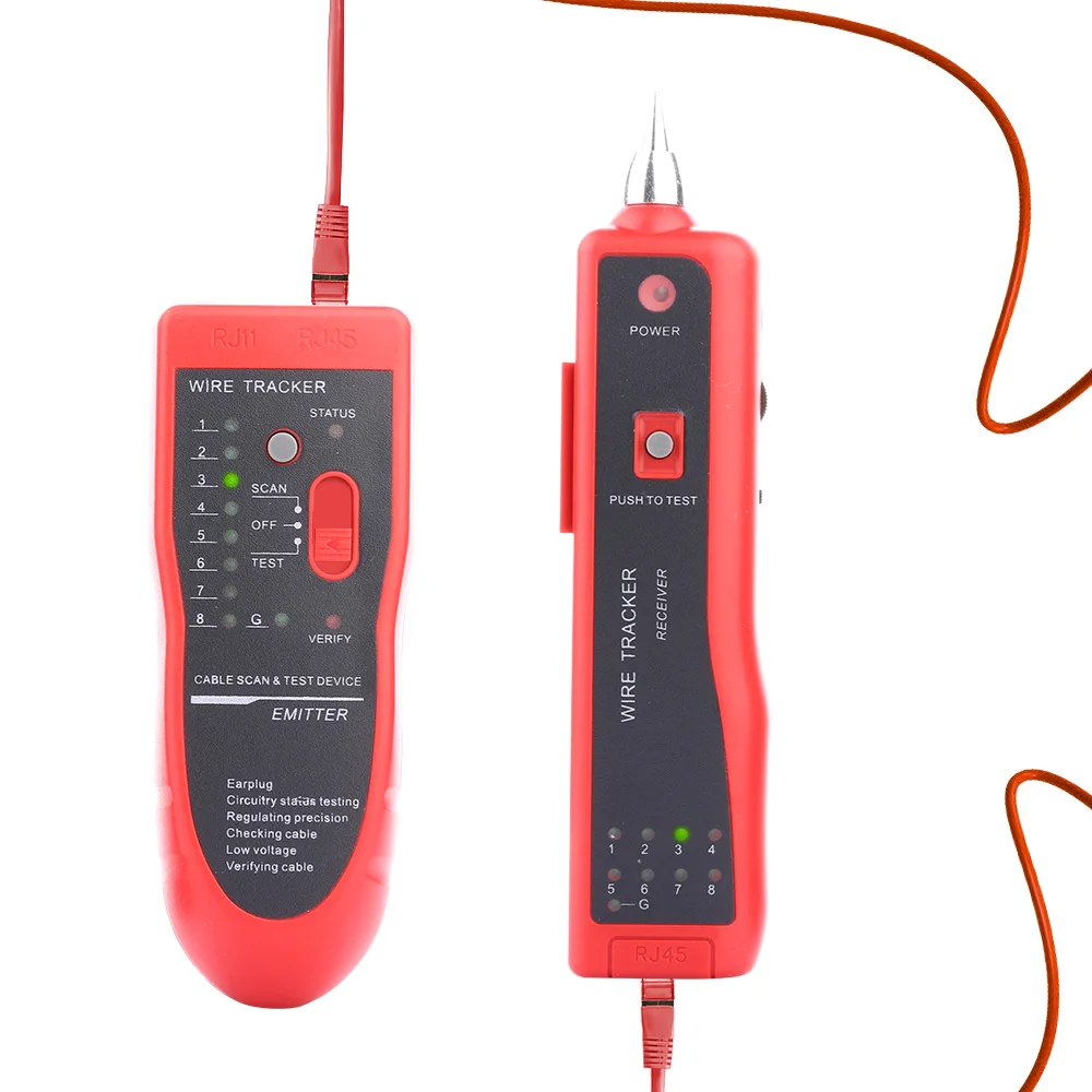 Ethernet LAN Сетевой кабель тестер UTP STP RJ11 RJ45 Cat5 Cat5E Cat6 телефонный провод трекер Tracer тонер детектор линия Finder