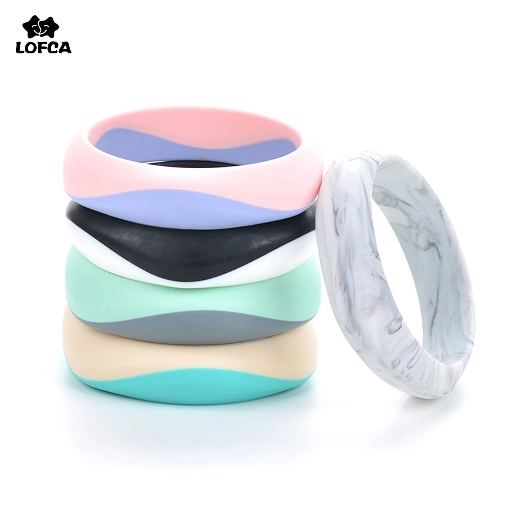 Силиконовые Детские Жевательные браслеты LOFCA 1 шт. зубные кольца силиконовые для