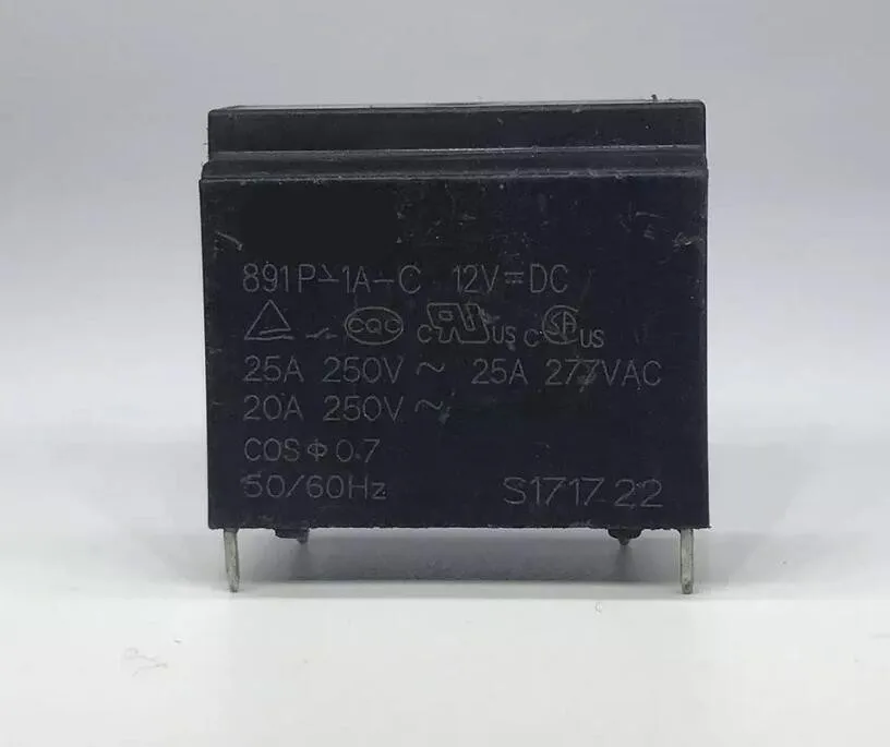 

10 шт./лот 891P-1A-C 12VDC группа нормально открытых 25A 4 фута 12В