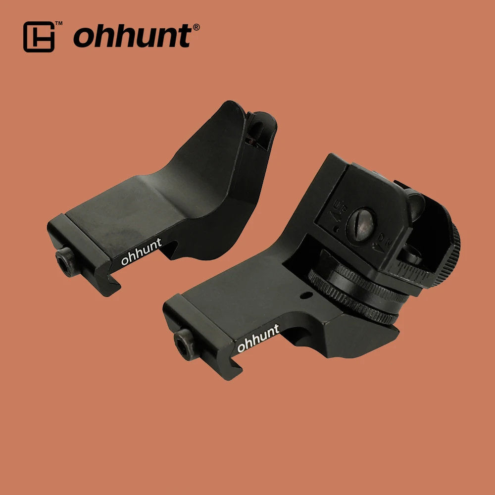 Ohhunt тактический передний задний 45 градусов быстрый переход запасной прицел