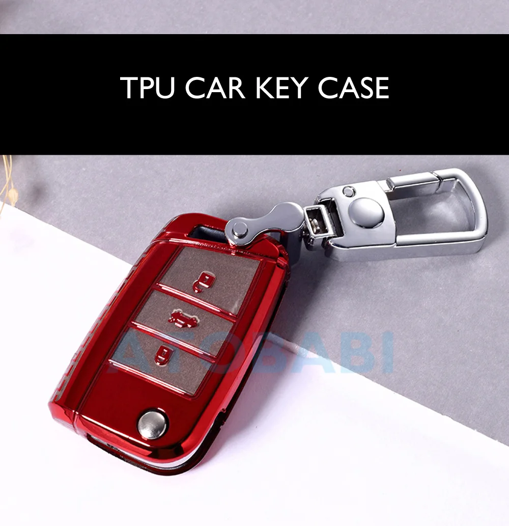 ТПУ чехол для ключей для VW Golf 4 5 6 7 Passat B6 B7 B8 Polo Skoda Octavia A7 A5 сиденье Leon Altea чехол для ключа