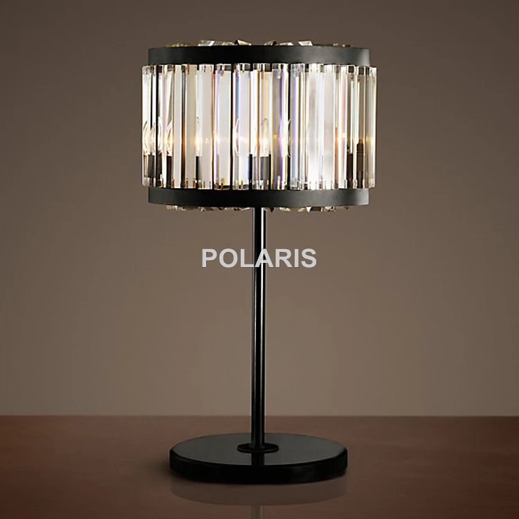 Современная Винтажная настольная лампа K9 с кристаллами Заводской магазин