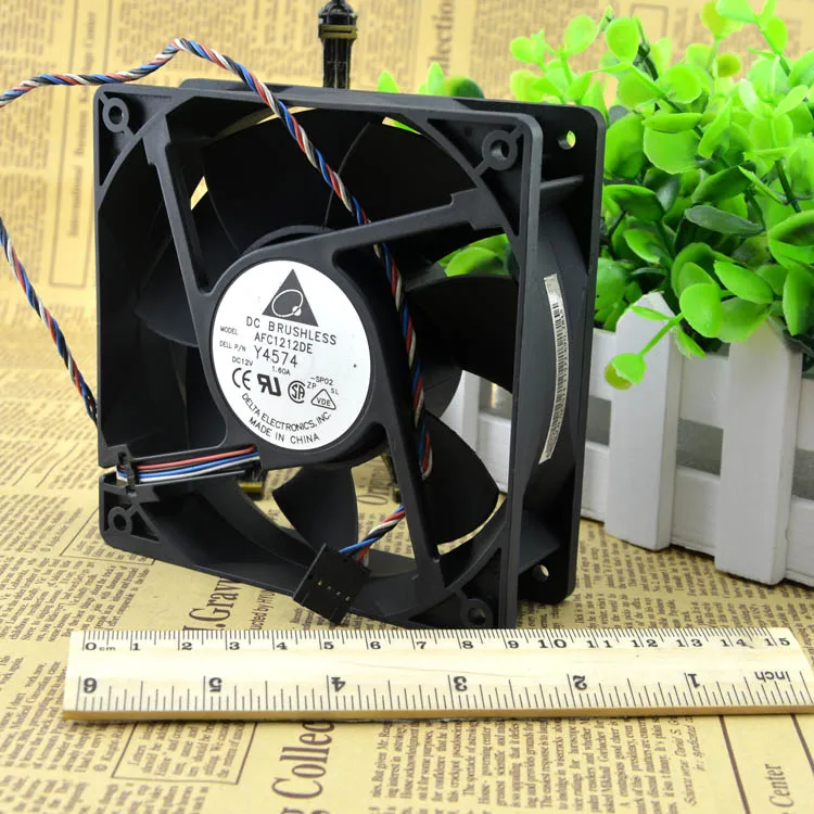 Умный термостат Delta Wind 12038 12V1.6A AFC1212DE 4 pwm вентилятор шасси 120x120x38 мм|chassis fan|wire