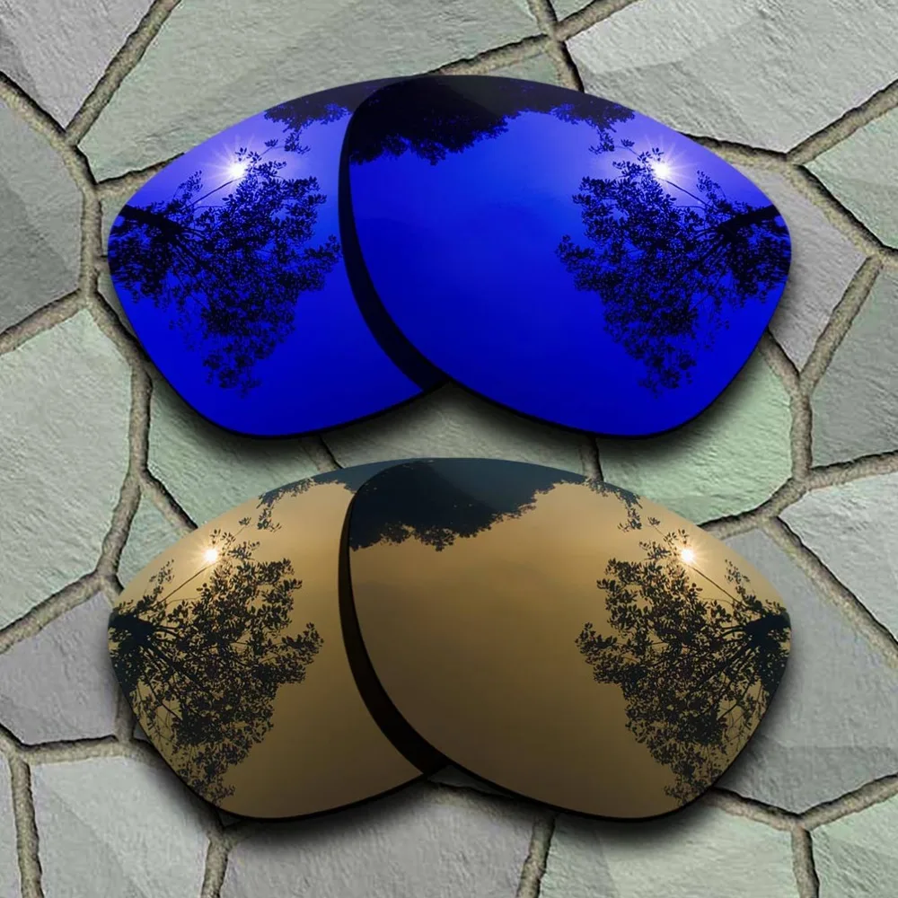 

Поляризованные Сменные линзы для солнцезащитных очков Oakley Frogskins, фиолетовые, синие и бронзовые