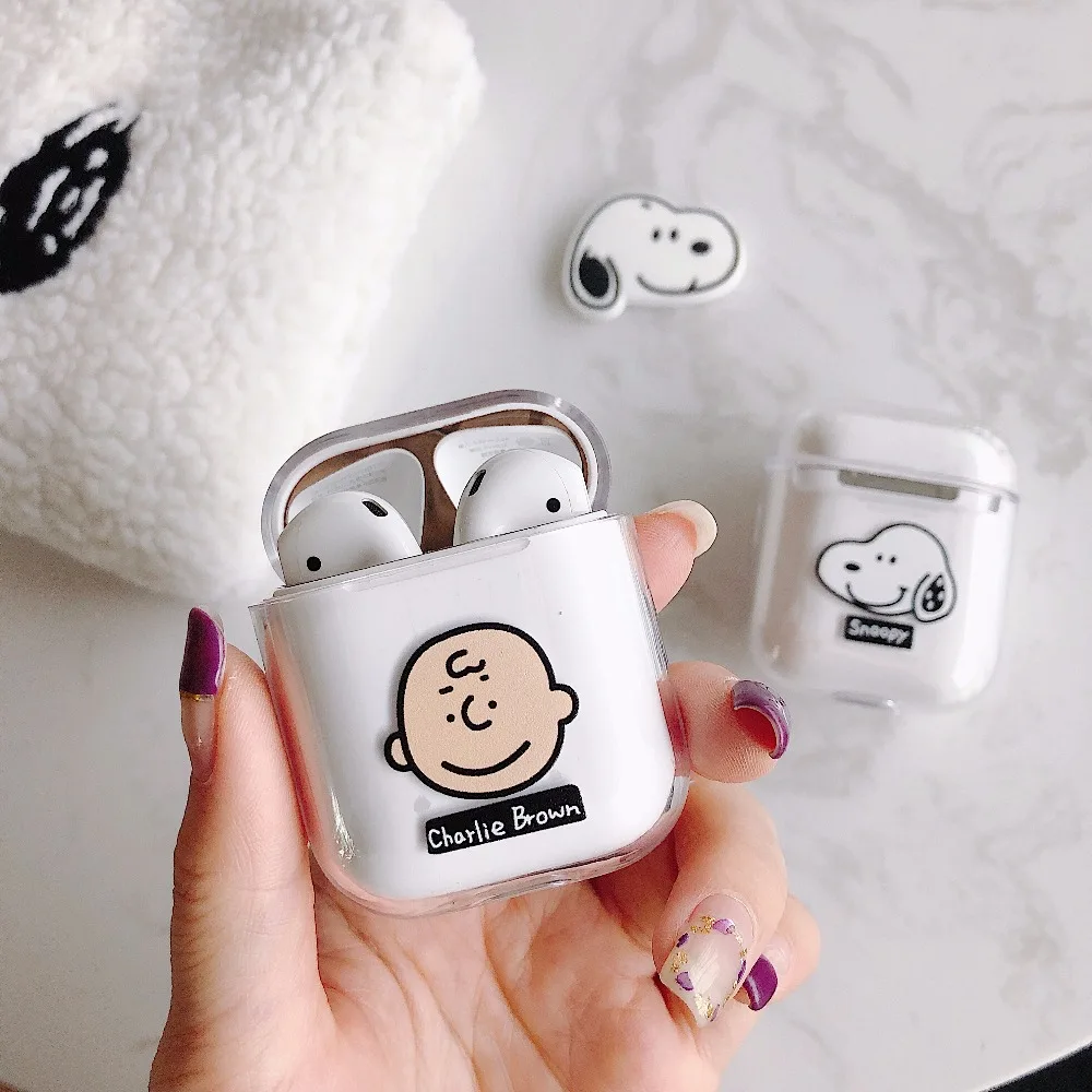 Прозрачный чехол для airpod PC Bluetooth беспроводные наушники AirPods Apple цветной