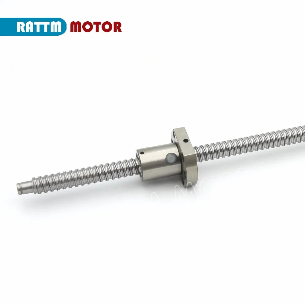 Набор шариковых винтов SFU1204 L200/250/300/350/400/500/600/650 мм с шариковой гайкой и стандартной