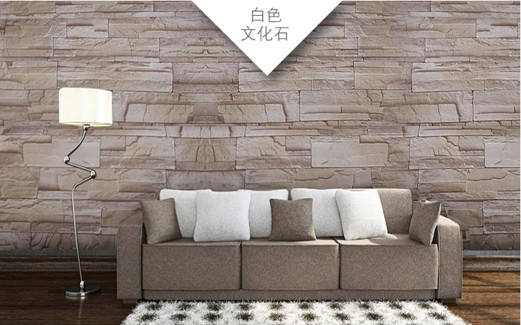 Retro brick pattern self-adhesive wallpaper self-adhesive wall paper bedroom room adhesive decorative stickers color film paste