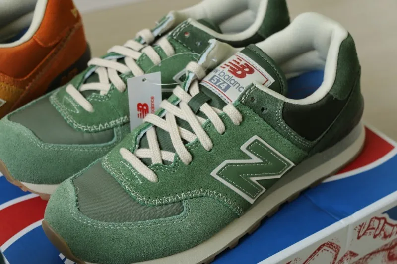 New Balance ML574 Мужская и женская обувь в стиле ретро нейтральная обувь для бега nb574 3 цвета