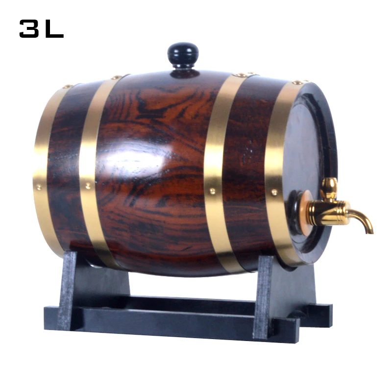 3л дубовая бочка деревянная винные бочки красная сосна бочонок пивоваренный