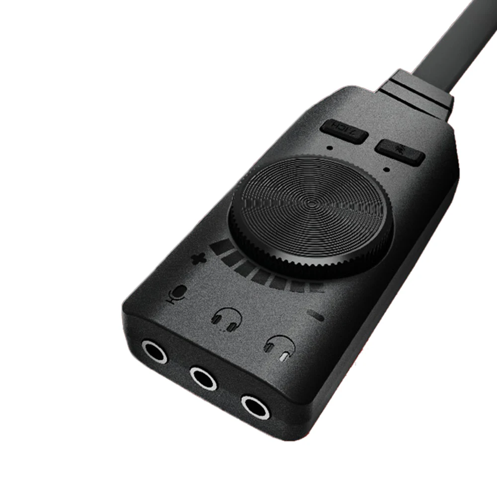 Новинка 2019 компьютерная звуковая карта USB аудио интерфейс внешний 3 5 мм