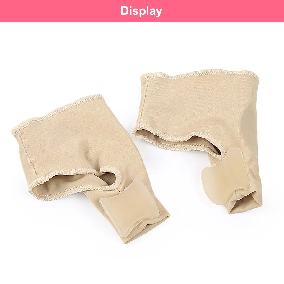 Silicone Gel Insoles Orthopedic Insoles Foot Relieve Toe Correction Device Soles Foot Care Toe Valgus Half Pads Men Women