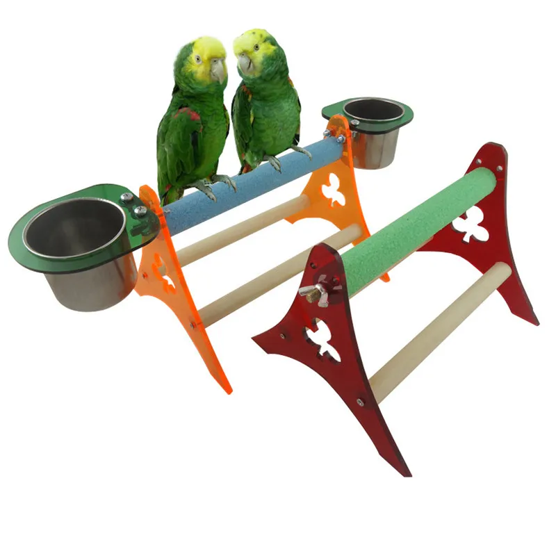 

Настольная подставка для попугаев, подставка для восхождения, игрушки для птиц, тренировочные игрушки для попугаев маленького и среднего р...