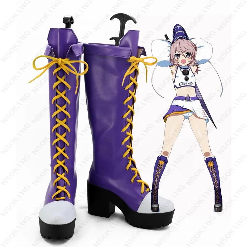 Аниме shose Touhou Project Mononobe no Futo Cosplay Сапоги | Тематическая одежда и униформа