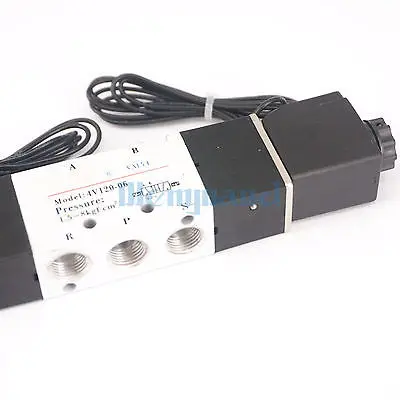 2 позиционный 5 ходовой воздушный Соленоидный клапан 4V120 06 1/8 &quotBSPT DC12V для