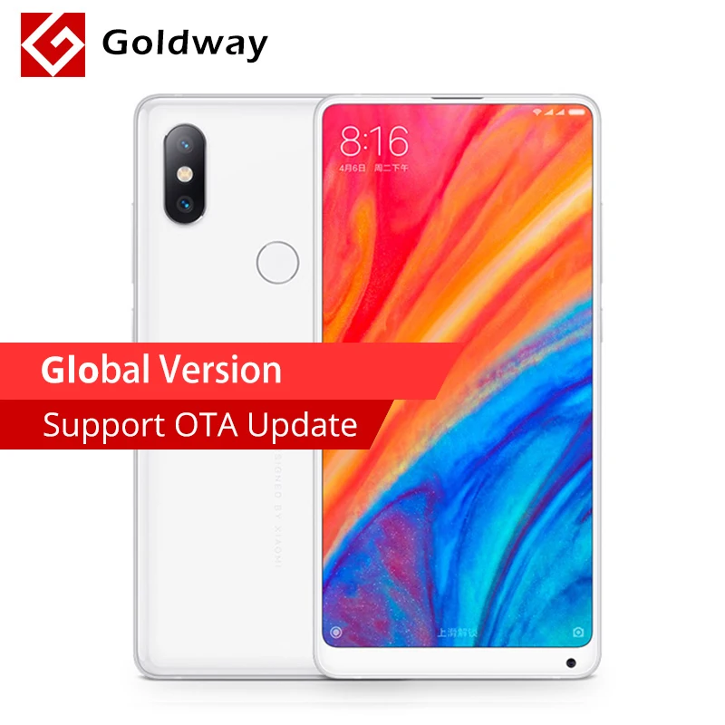 Глобальная версия Xiaomi mi x 2 S 128 ГБ Встроенная память 6 Snapdragon 845 12MP AI двойной PD камеры